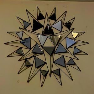Mirror mosaic wall art